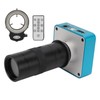 Microscope Camera 60FPS USB 34 Million PX 10‑130X Magnification with