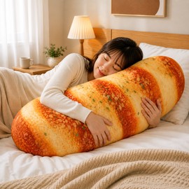 20cm Realistic Bread Plush Pillow – Soft Stuffed Hug Pillow for Sleeping and Home Decor