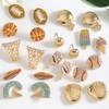 Sport Ball Stud Earrings for Women Golf Baseball Glove Basketball