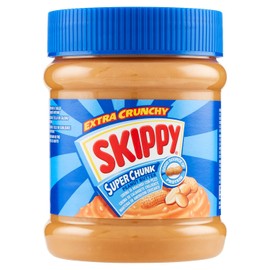 Skippy, Crunchy Peanut Butter, Delizioso Burro di Arachidi Con i Pezzi, Crema da Spalmare sul Pane, Usala Anche per Arricchire il tuo Porridge o il tuo Smoothie, 7 g di Proteine, Vasetto da 340 g