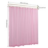 Wall Mounted Room Divider Curtains U-Shape Privacy Partition Curtain 78.7