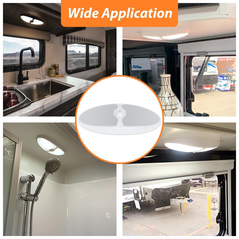 Dream lighting 12 Volt RV Lights LED Porch Ceiling Light