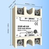 YQSIYU SSR-40AA Solid State Relay AC to AC Single Phase