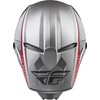 Fly Racing 2022 Adult Kinetic Drift Helmet (Charcoal/Light Grey/Red, X-Large)