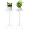 Sungmor Lightweight Metal Flower Pot Stands - 2 Pack 29.7