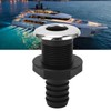 25mm Thru Hull Fitting Nylon Impact Resistance Leakproof Long Lasting