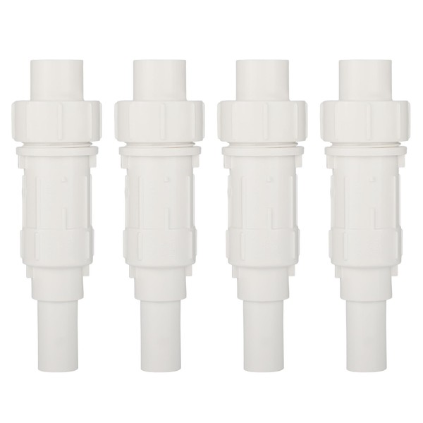 (Pack of 4) EFIELD 2 Inch PVC Expansion Repair Coupling