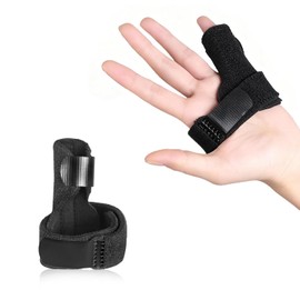 Pinky Finger Splint,Trigger Finger Splint,Built-in Aluminium Little Finger Splint,Mallet FingerSplint for All Finger or Thumb,Alleviate the Locking,Popping,Bending,Swelling,Soreness and Stiffness