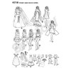 Simplicity 4719 Doll Fancy Clothing Sewing Pattern for Girls by