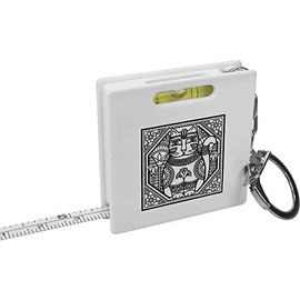 Azeeda 'Egyptian Cat' Keyring Tape Measure/Spirit Level Tool (KM00010054)