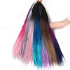 Feibin Hair Extensions Wigs 5 Pairs Set 22pcs Braid Hip