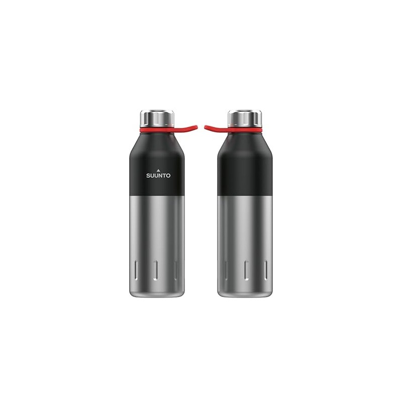 SUUNTO Stainless Steel Sports Water Bottle Black