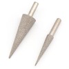 Pointed Alloy Conical Hole Opener Taper Diamond Drill Bit, Reaming