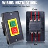 Taiss/Start Stop Switch,On/Off machine switch 220v/380v 10A Industrial Push Button