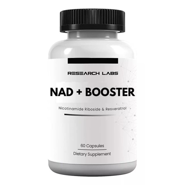 Research Labs Nad+ Booster Nicotinamida + Resveratrol 60 Capsulas Eg N23