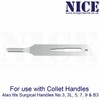 50 x NICE No.2 Gouge Sterile Carbon Steel Blades GCS2