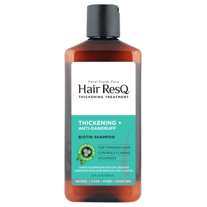 Petal Fresh Hair Resq Thickening Shampoo Anti-Dandruff, 12 Fluid Ounce,Pack