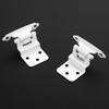 40 Pack 20 Pair White Cabinet Hinges - 3/8 inch
