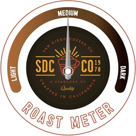 San Diego Coffee Costa Rican, Medium Roast, Whole Bean, 16-Ounce Bag