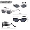 TYXHXTF 2 Pack Sunglasses for Women, Ladies Sunglasses, Black Sun