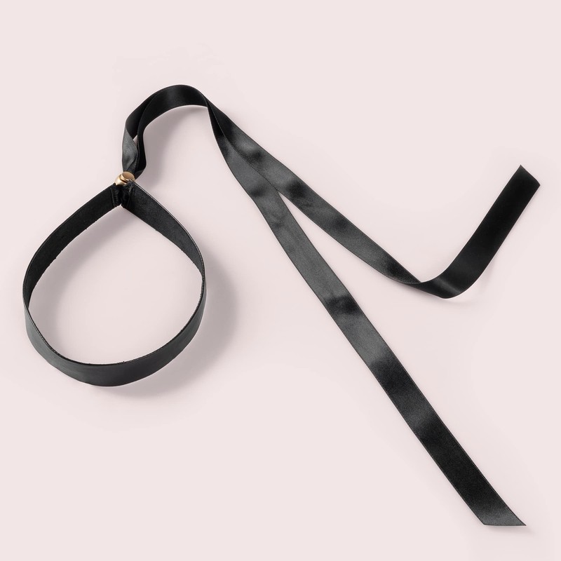 The Hair Edit Grecian Garland - Black Vegan Leather and