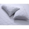 Luxury Quilted 4 Pack Pillow Protector Cases With Zip Closing