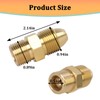 G5/8 Male to CGA580 Male Argon Adapters & Nitrogen Adapters,