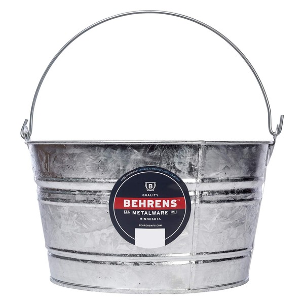 Behrens Hot-Dipped Galvanized Steel Utility Pail 4-1/4 Gallon