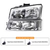 Headlights Tail Lights Assembly Combo Compatible with 2003 2004 2005