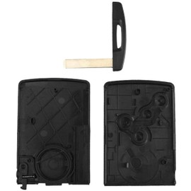 ENERGY01 4-Button Smart Card Case Compatible with Renault Captur - Clio 4 - Koleos - Laguna 3 - Megane 3 - Scenic 3 - Replacement Remote Control (Key) - Engraving Key
