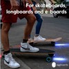 eggboards Luces LED para monopatín bajo – Luces de Longboard