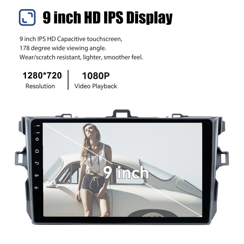 JOYINCAR Apple Carplay For Toyota Corolla Android 13 Car Stereo