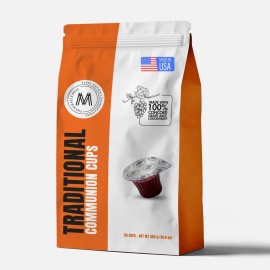 The Miracle Meal Bag of 50 Pre-filled Communion Cups Wafer & Juice - Miracle Meal Travel Pack