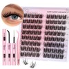 Fyonas Wispy Lash Clusters Kit Natural Eyelash Clusters C Curl