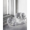 Kosta Boda Snowball Crystal Votive, 3.5" X 4.2"
