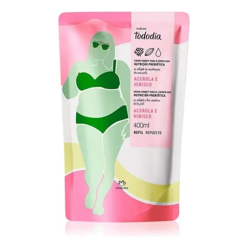 Natura Tododía Hidratante Acerola y Hibisco Recarga 400ml