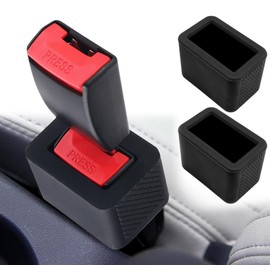 2PCS Seat Belt Buckle Booster set, Makes Receptacle Stand Upright for Easy Access, Universal Vehicle Seatbelt Buckle for Kids
