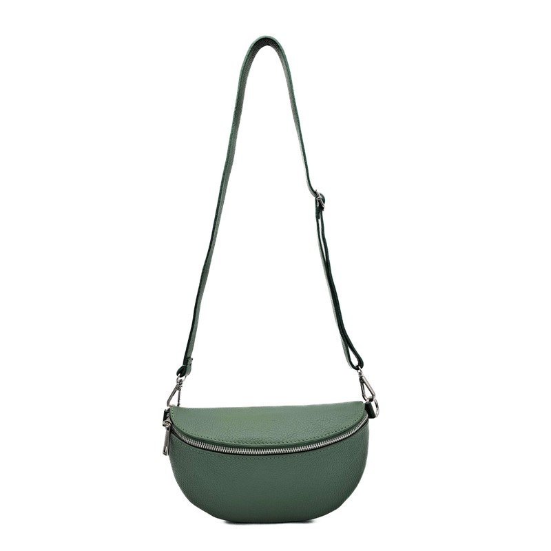 Women's Italian Genuine Leather Sling Bum Bag Style Crossbody Bag