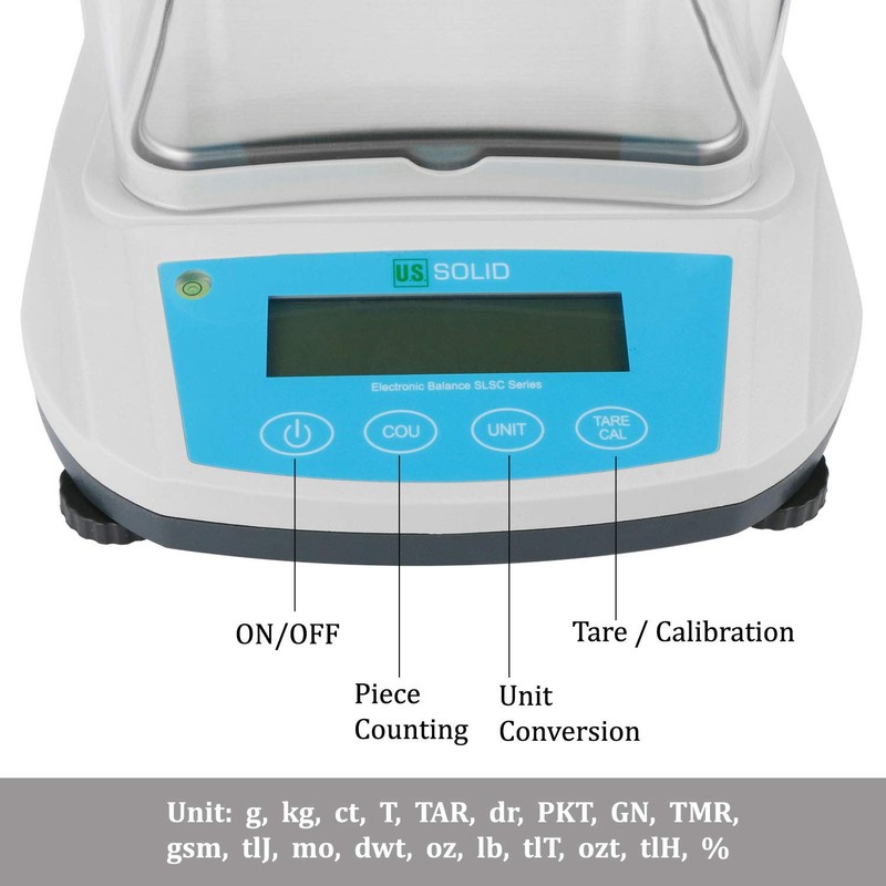 U.S. Solid Precision Lab Scale 300g x 0.01g- High Precision