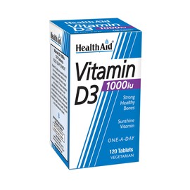 Health Aid Vitamin D3 1000 i.u., 120 tabs