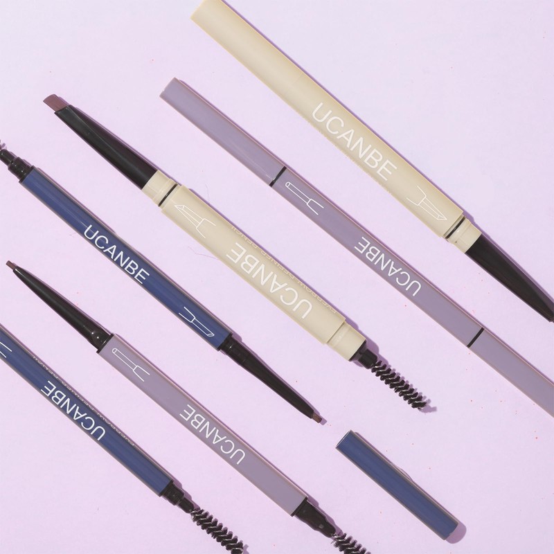 UCANBE 3pcs Set Eyebrow Pencils Natural Brown 1.5mm Ultra Fine