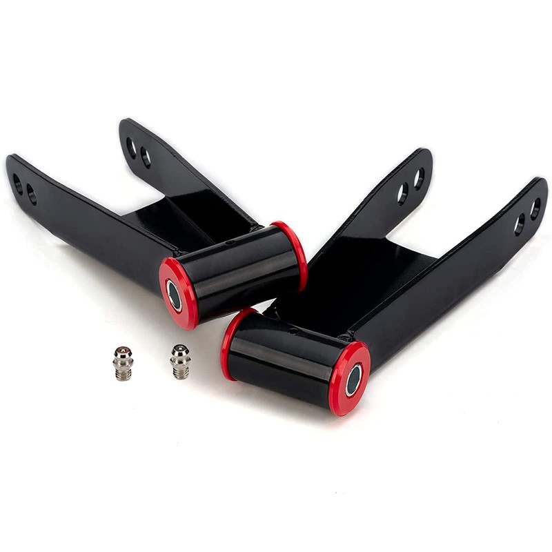 TUNTUN 2-3" Suspension Rear Drop Lowering Shackles Kit Compatible With