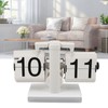 Retro Digital Flip Down Clock Battery Powered Flip Desk Clock