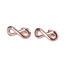 LuckyLy Aretes Mujer Infinito de Acero Inoxidable con Baño de Oro Rosa 18k – Ideal como Regalos para Mujer Originales, Regalos Mamá, Modelo Eva