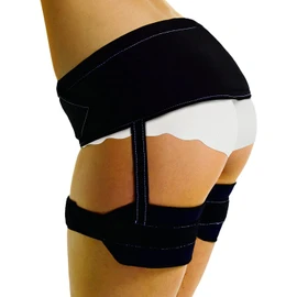 Slendertone Replacement Gel Pads for Mini Bottom Toning System (4 Pads) Black