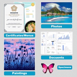 5 Mil Laminating Sheets, Holds 8.5 x 11 Inch Sheets 200 Pack, Thermal Laminating Pouches for Laminator, 9 X 11.5-inches/Letter Size Thermal Laminating Paper, Round Corner