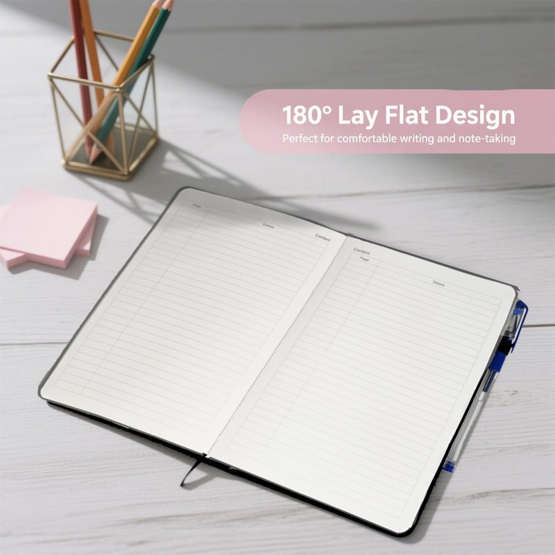 Leapig Lined Journal Notebook Linen Hardcover Ruled College Ruled Journals
