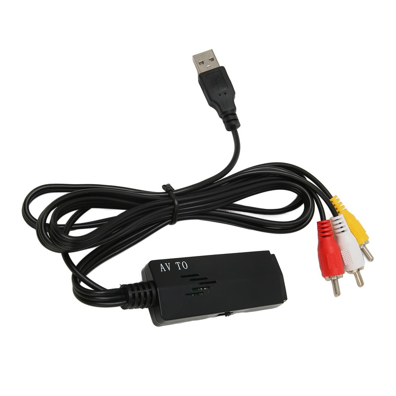 RCA to HD Multimedia Interface Converter Support 1080P USB Power