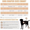 Leekalo Reusable Washable Dog Diapers Female (3 Pack) Highly Absorbent