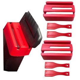 HowseHold Seat Belt Buckle Guard Cover 2 Pack & 4 Release Keys | Universal Fit, Prevents Kids & Disabled Passengers Unbuckling Seat Belts (2x Red Buckle Guards) Sea Belt Lock